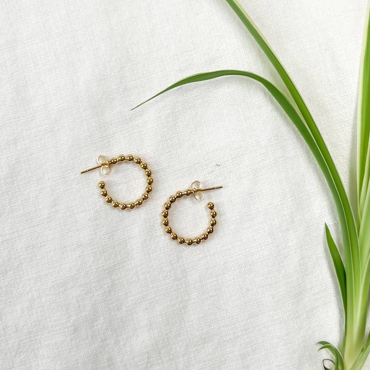 Natalie Clare Collections - Wholesale Hoop Earrings - Beaded Hoop Earrings