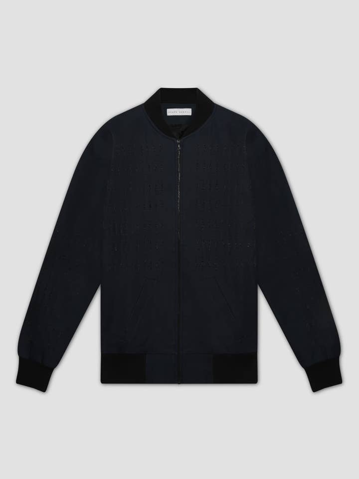 Laser-cut Denim Jacket for wholesale by Renée Bedell