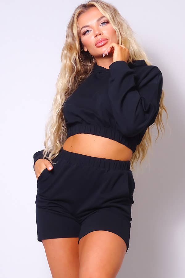 CEFIAN FASHION - Wholesale Hoodie - Women's - LAILA CROPPED FRENCH TERRY HOODIE1