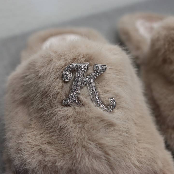 DrifWoo - Wholesale Brooch - Rhinestone Initial Letter Clip – Personalized Gift Charm12