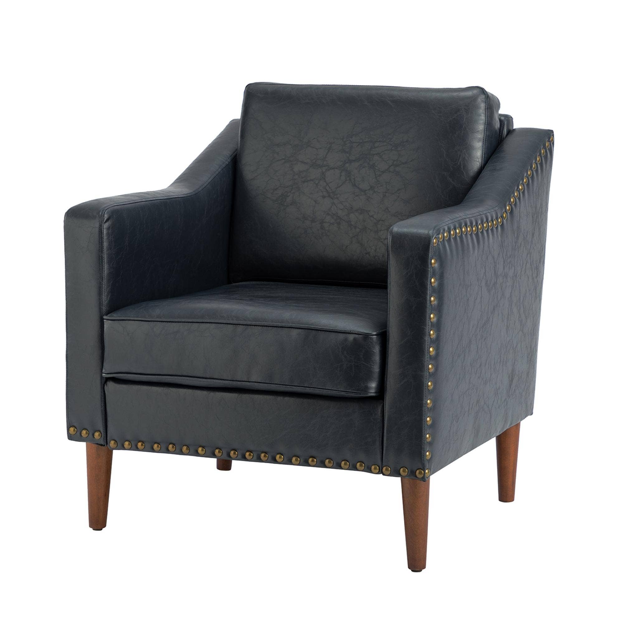 Karat Home - Wholesale Chair - Bonita Vegan Leather Armchair2