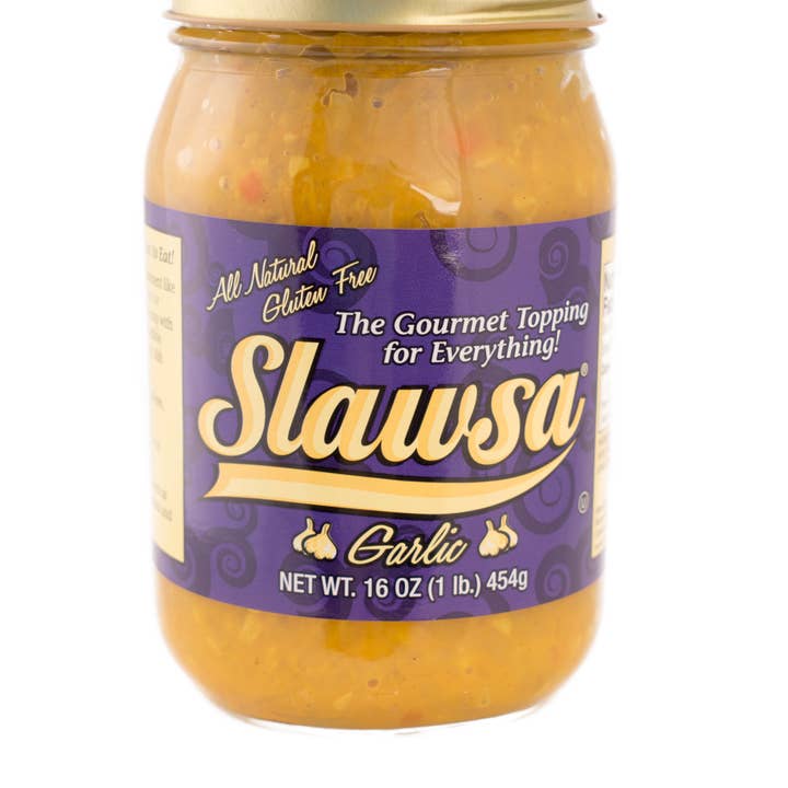 Slawsa - Wholesale Relish - Slawsa Garlic Gourmet Relish, 17.8 oz