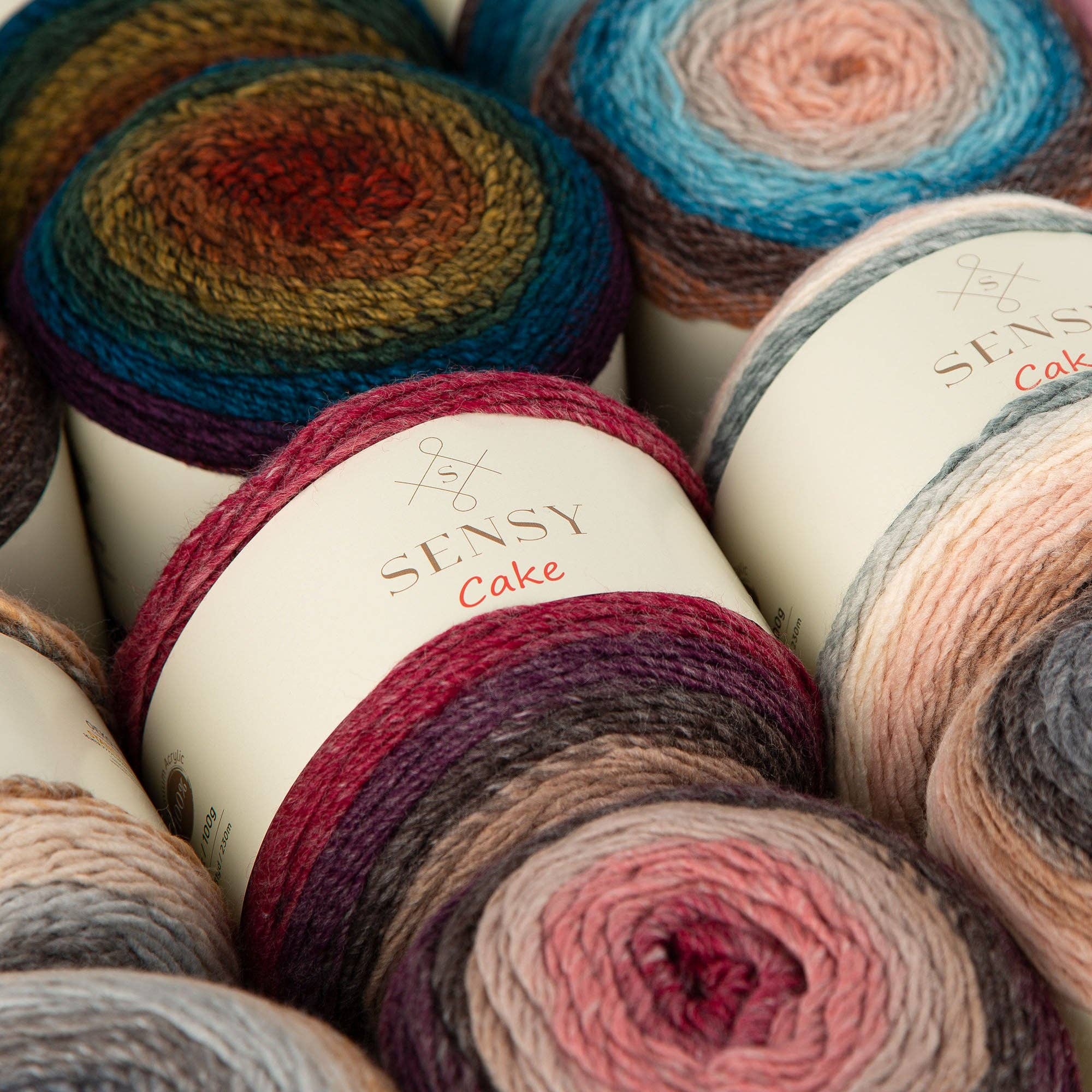 Sensy - Vente Fils à tricoter - Fil à gâteau Sensy, 5,3 oz, 525 mètres, calibre 3 léger25