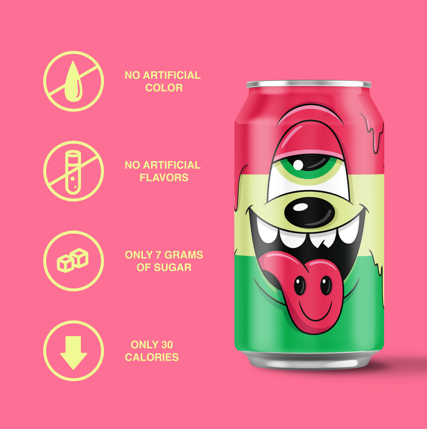 MADPOP - Wholesale Soda/Carbonated Drink - Watermelon Basil Habanero - 12 Can Case2