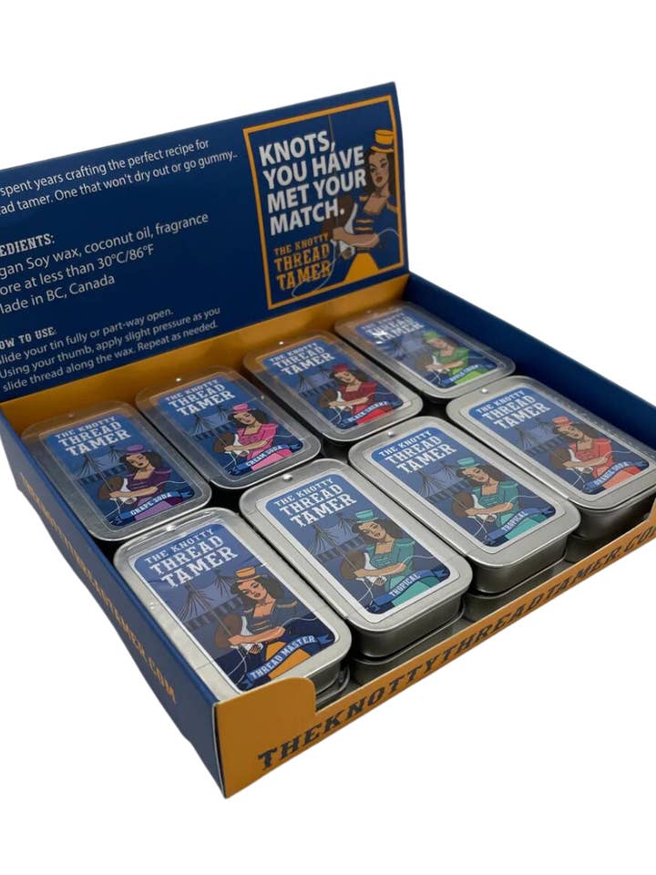 The Knotty Thread Tamer- Box Set. Thread conditioner/gloss for wholesale by The Knotty Thread Tamer