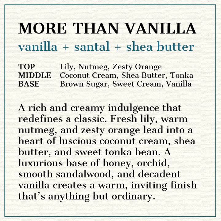Holzer Handcrafted ® - Wholesale Bar Soap - Handmade Soap Bar | More Than Vanilla - Vanilla + Santal + Shea Butter Scented | Handcrafted Bar Soap | Natural Cold Process | Vegan | 4.5 oz1