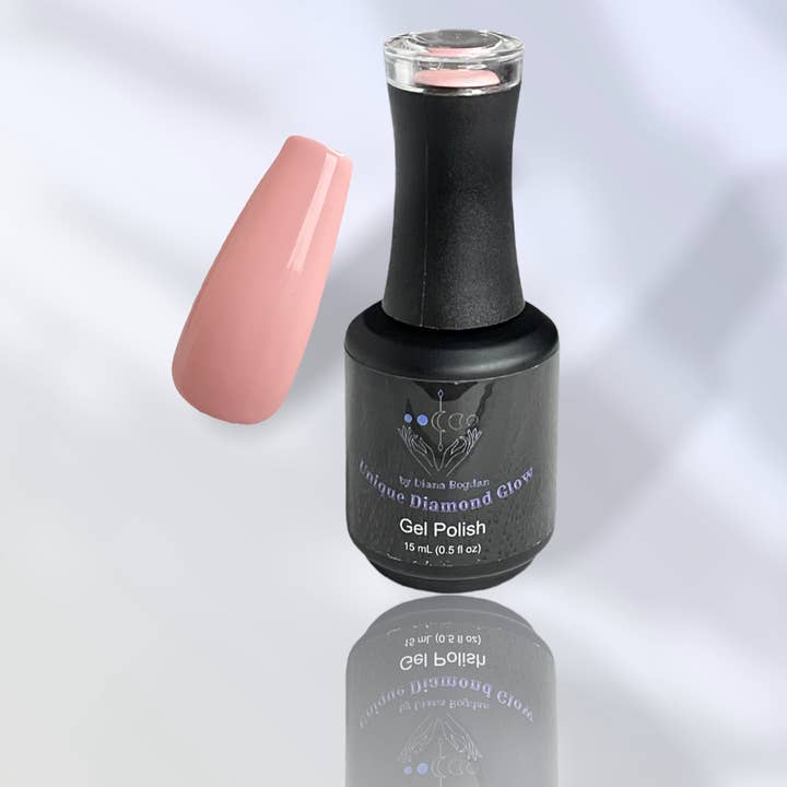 Peach Colour Nail Gel Polish for wholesale by Unique Diamond Glow, by Diana Bogdan