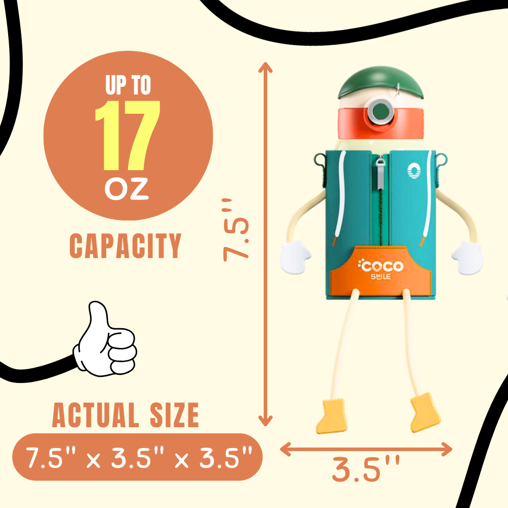 Cocosmile - Wholesale Water Bottle - Coco Puppet Fairy Cup - Insulated Kids’ Design Water Bottle8