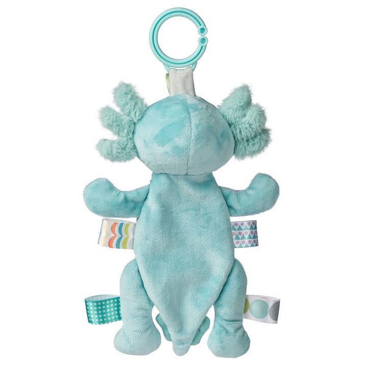 Mary Meyer - Wholesale Crinkle Tag Toy - Baby - Taggies Fizzy Axolotl Crinkie - Aqua