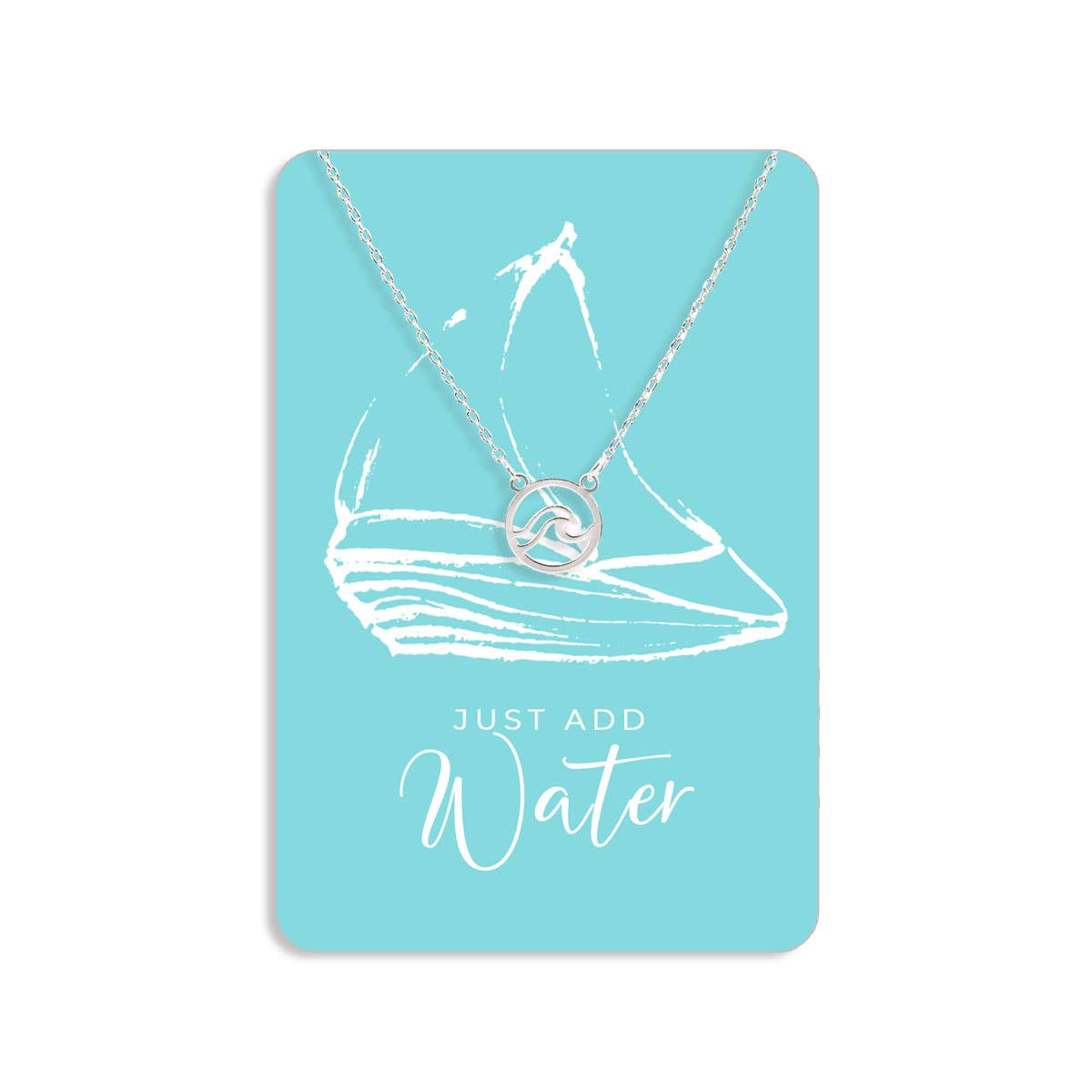 Viv&Lou - Vente Colliers à pendentif - Carte-souvenir Just Add Water0