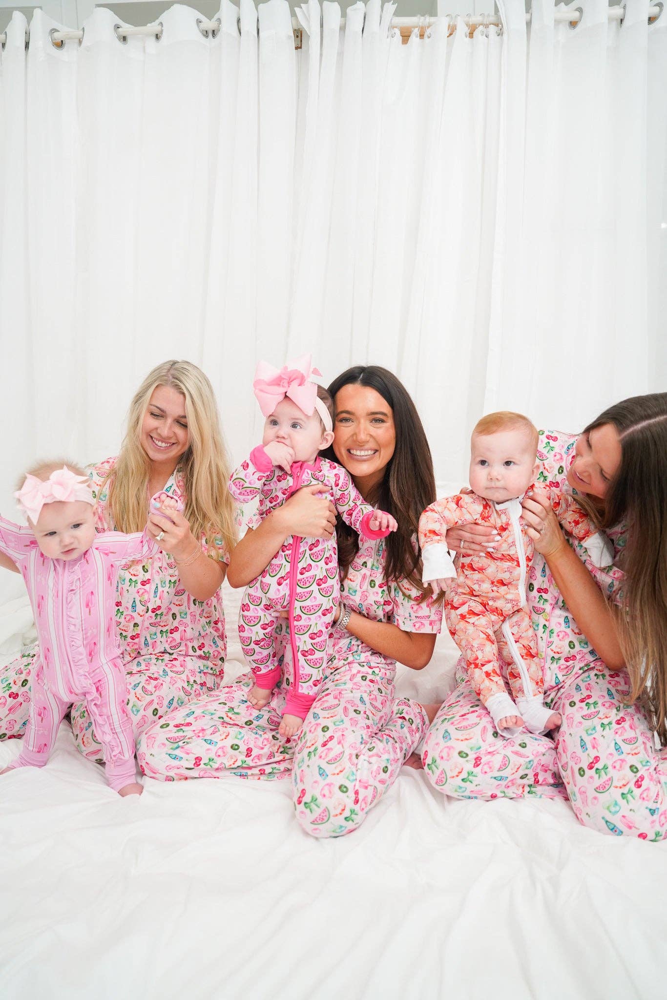 KENZKUSTOMZ - Wholesale Sleepwear Set - Women's - Pink Summer Spritz - Short Sleeve + Pant Pajama Set11