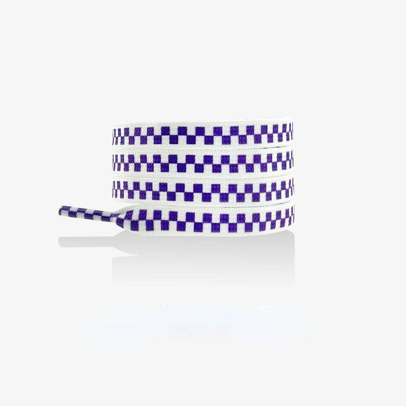 Funkyrel® Atzbranding Limited – wholesale Shoelaces – Unisex – 3D Checkerboard Flat Shoelace - Multi Colors Available0