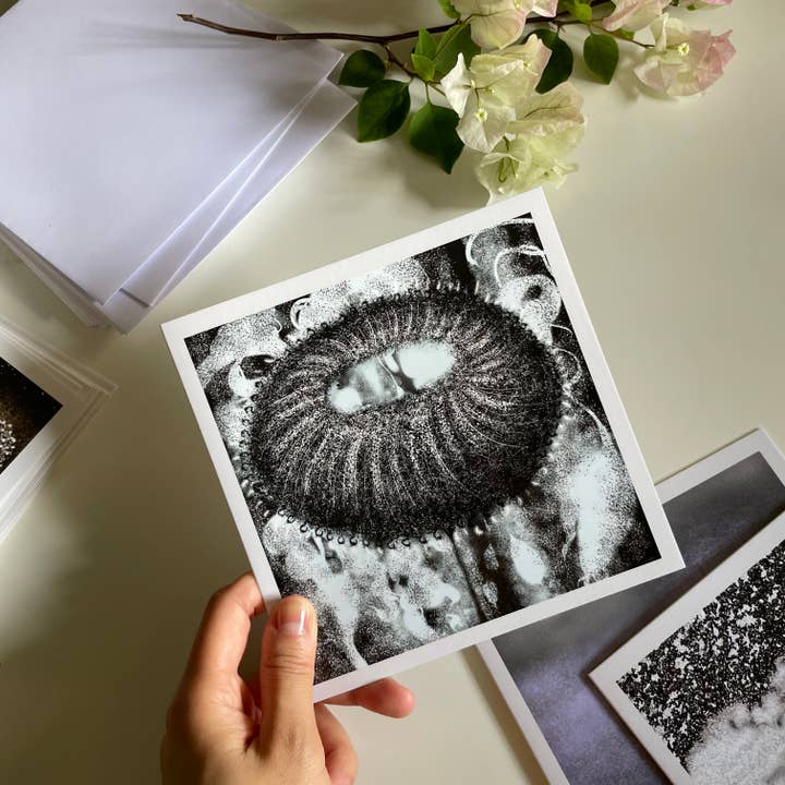 Incendie de Saint-Jean - Carte postale artistique pour la vente par Galerie Artwave