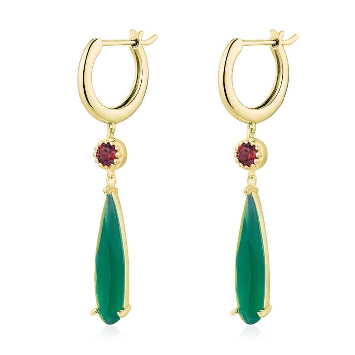 Azura Jewelry - Wholesale Dangle Earrings - Howl’s Moving Castle Earrings (Yellow Gold)4