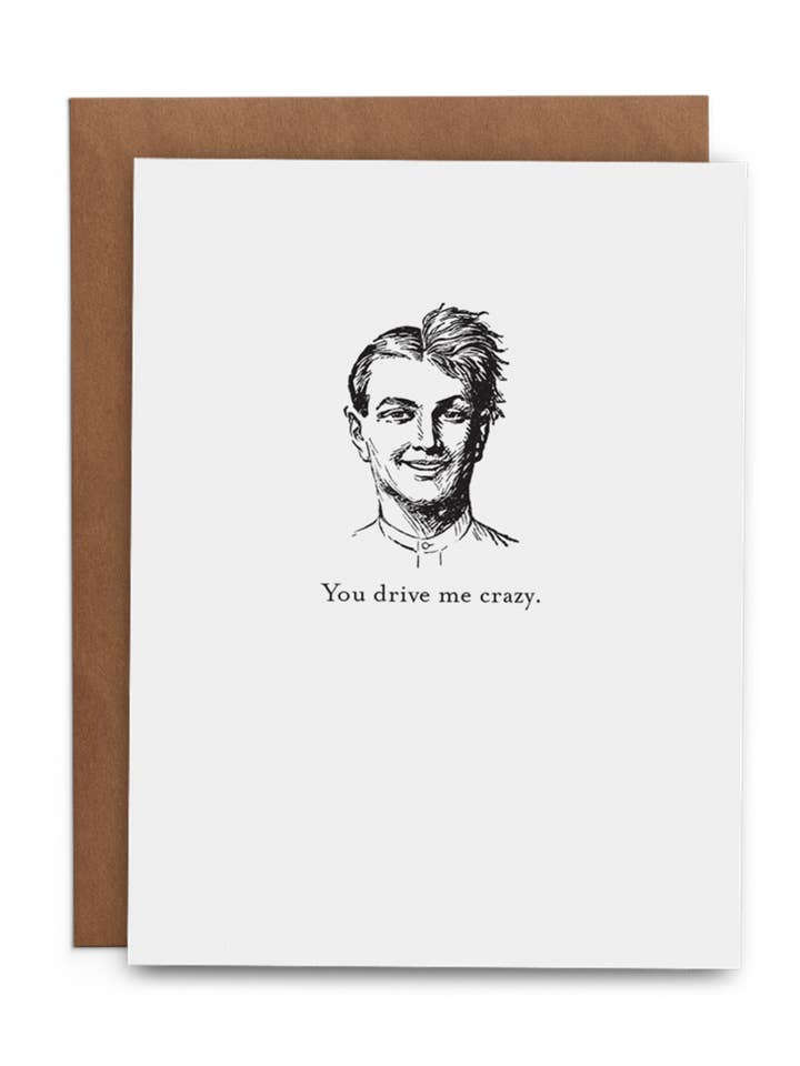 You Drive Me Crazy for wholesale by The Lost Art of Stationery