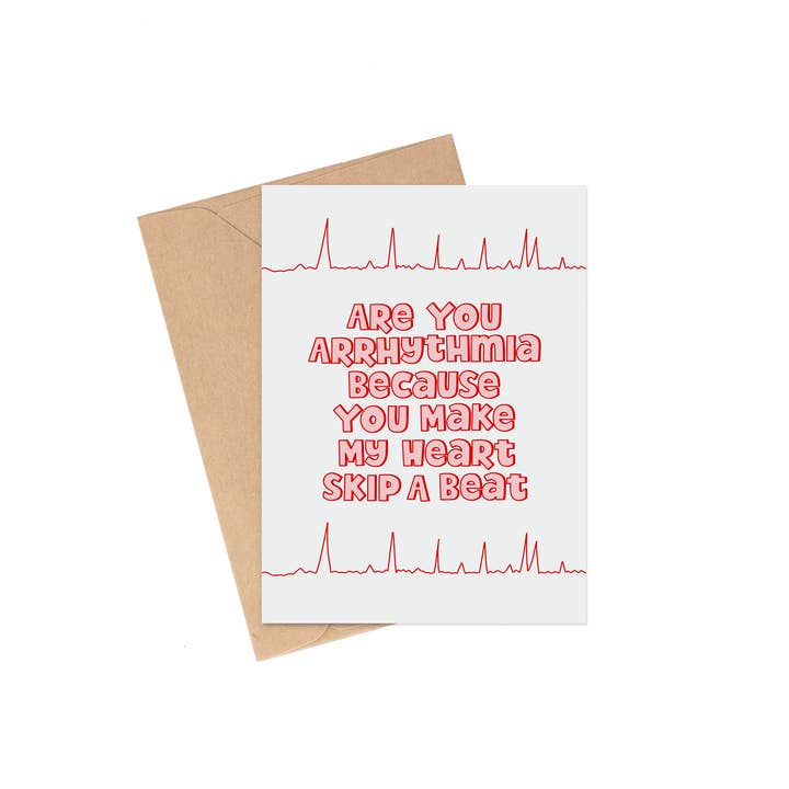 Hoppa över ett slag Alla hjärtans dag-kort - Medicinskt tema kort för wholesale av Siyo Boutique