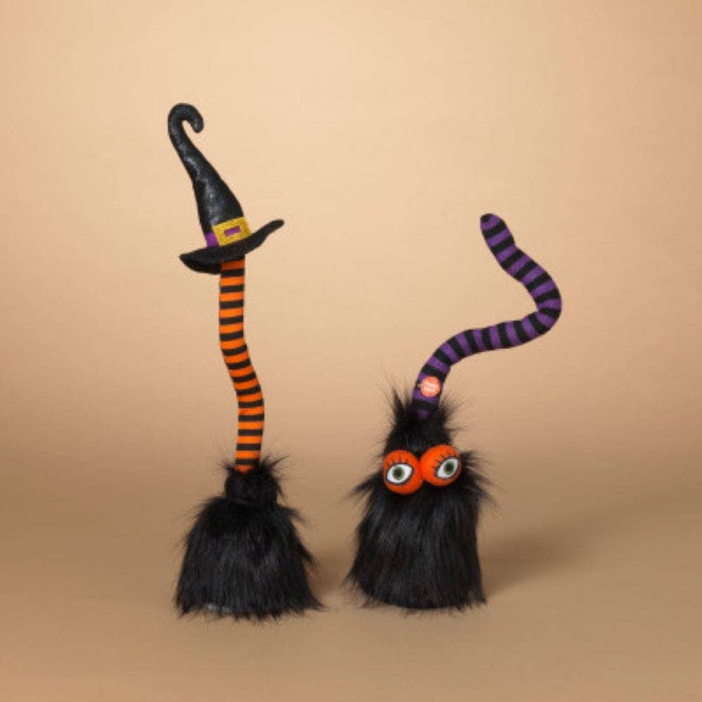 New Signature Homestyles - Wholesale Decorative Tabletop Object - Animated Halloween Witches Brooms2