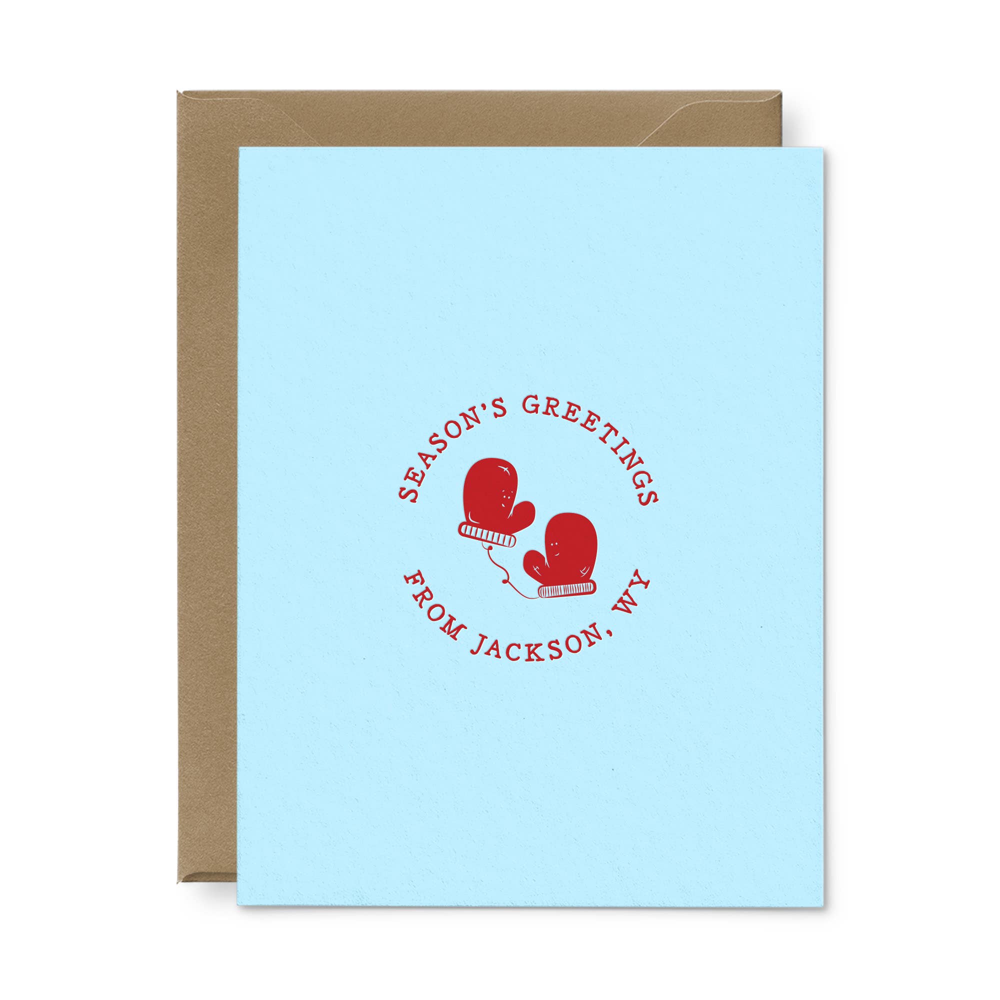 Ruff House Print Shop – wholesale Season’s Greetings card – Custom Holiday Greeting Card : Box of 615