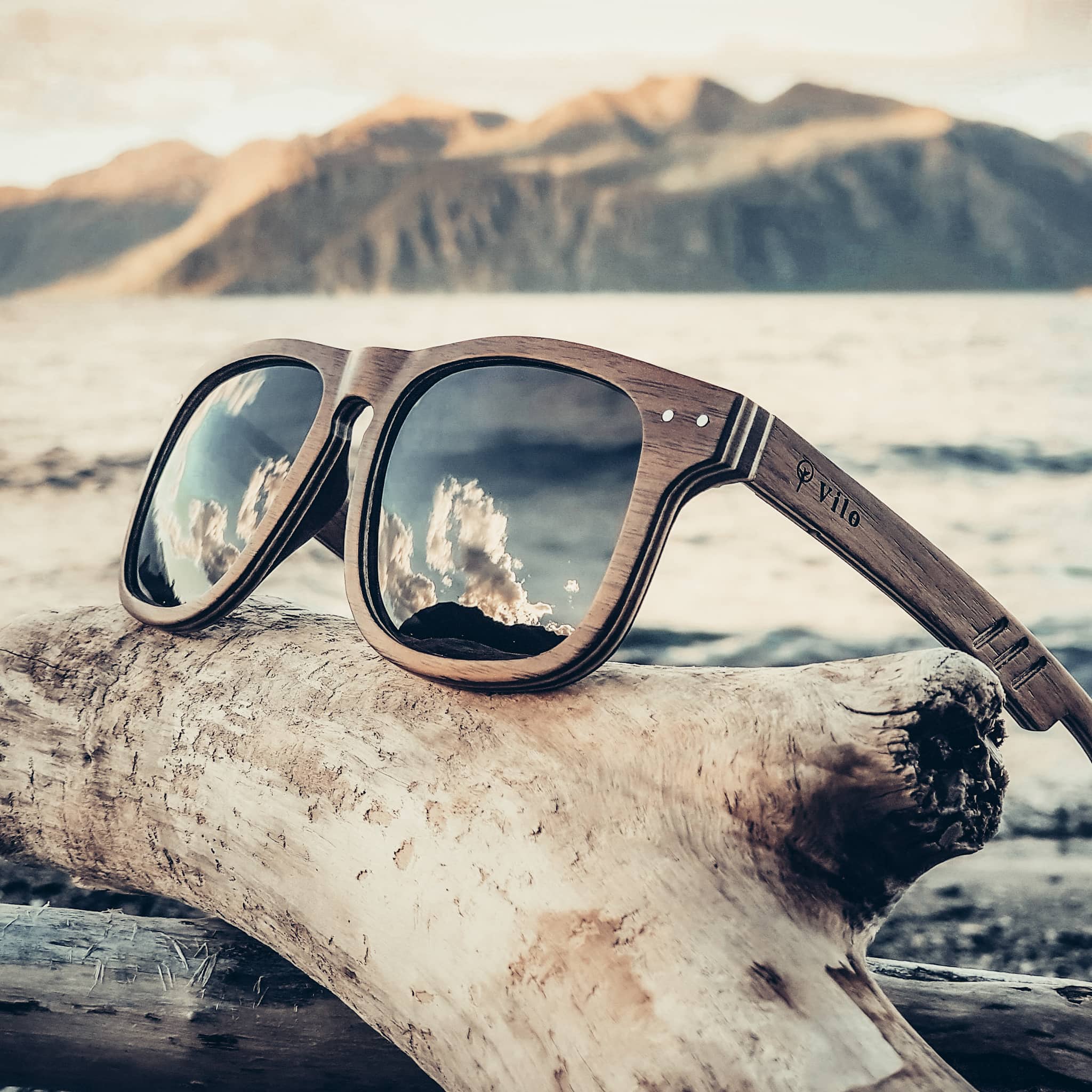 Vilo Wood Eyewear – wholesale Sunglasses – Unisex – Canyon - Wooden Sunglasses4