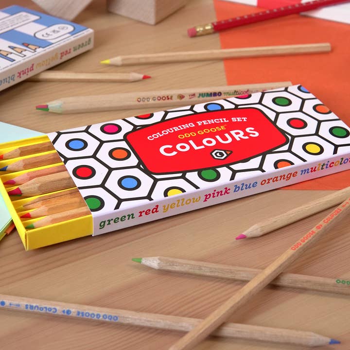 Odd Goose Stationery – wholesale Coloured pencil – Odd Goose Colours Colouring Pencil Set5