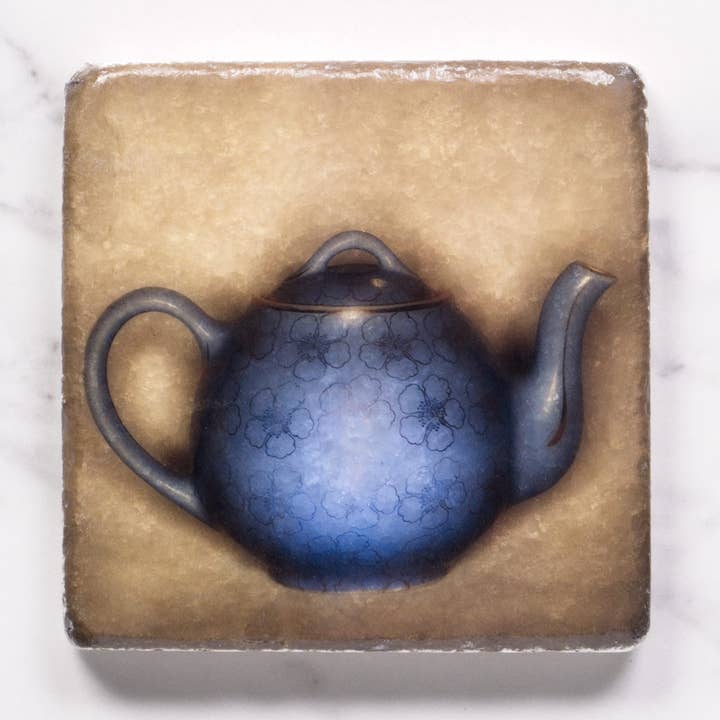 Vintage Blue Hall Teapot for wholesale by StellaLily
