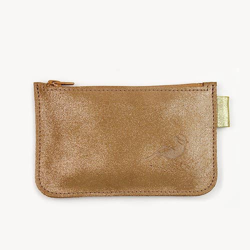 BARNABÉ AIME LE CAFÉ - Vendita all'ingrosso Portamonete - Donna - Portamonete in crosta di cuoio glitterato