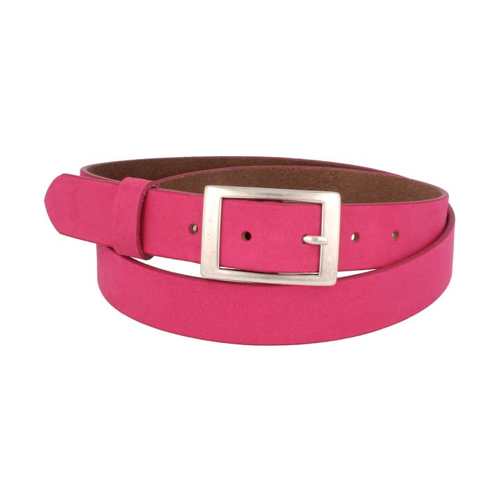 Apollo Basic Pink Women's Leather Belt for wholesale by MGM Design e.K.