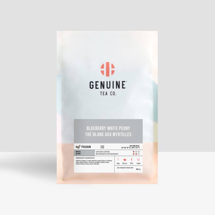 Genuine Tea - Vendita all'ingrosso Tè sfusi - Peonia bianca ai mirtilli - tè bianco4