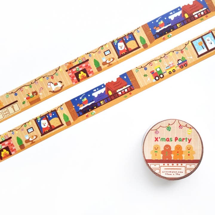 Xmas Party Washi Tape for wholesale by alittleidiot