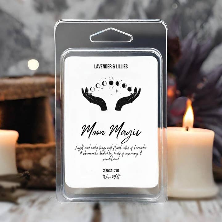 Moon Magic 2.75oz Luxury Wax Melt for wholesale by Lavender & Lillies
