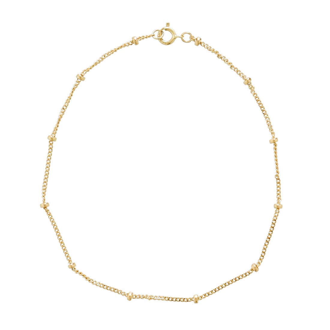 Ofina Jewelry - Wholesale Link & Chain Bracelet - 14K SOLID GOLD BALL CHAIN BRACELET0