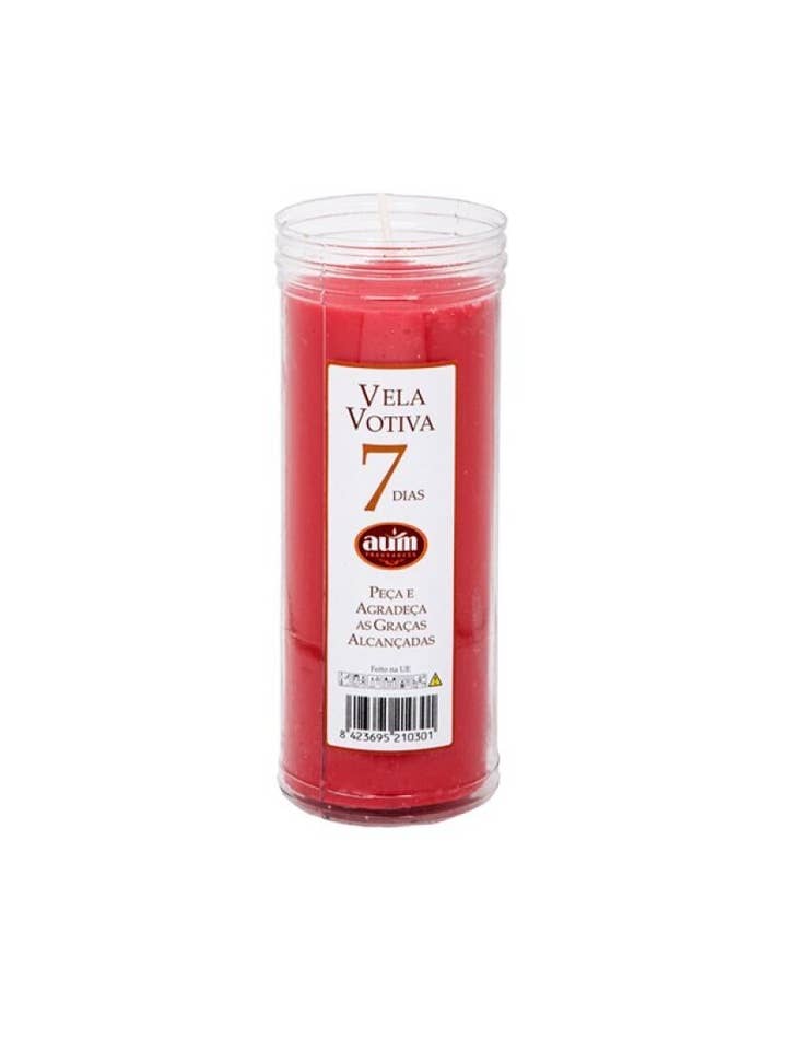 Votive Candle 7 Days Red for wholesale by AUM Fragrances