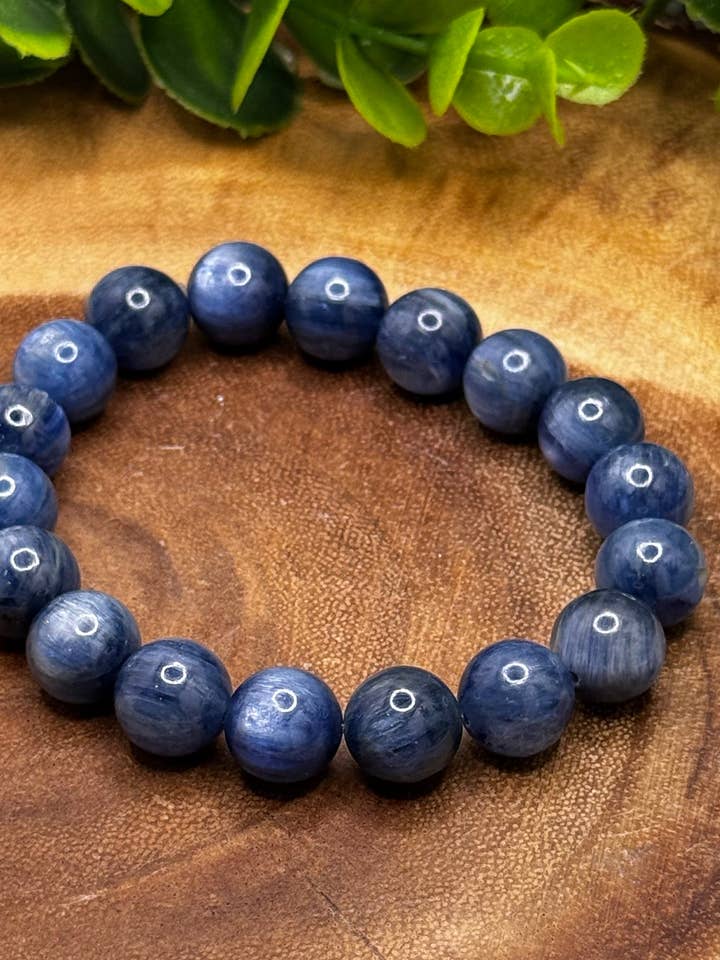 Kyanite 10mm Bracelet (AA Quality) for wholesale by Moonbeam Healing