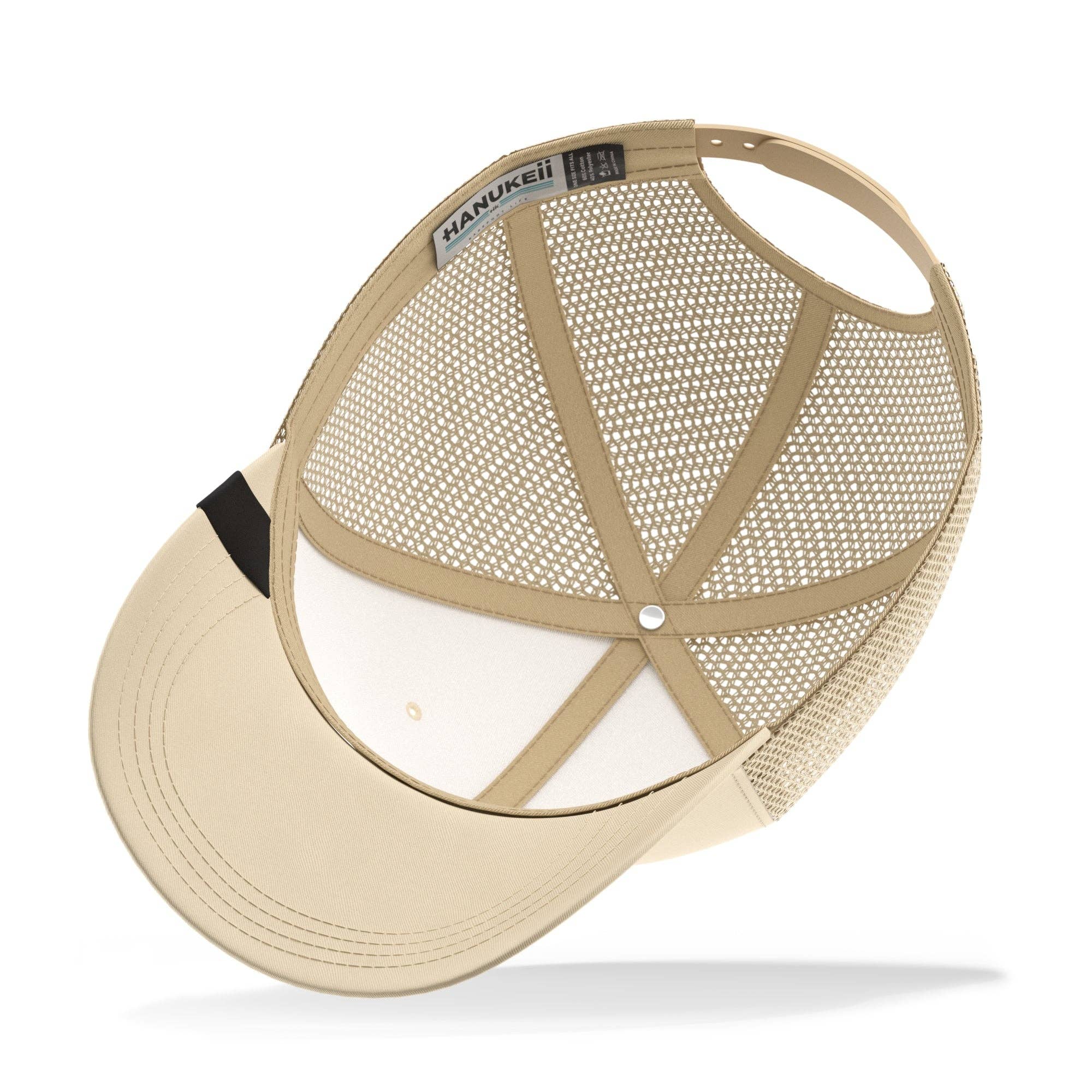 Indicom Brands - Wholesale Trucker Hat - Unisex - Barefoot Beige16