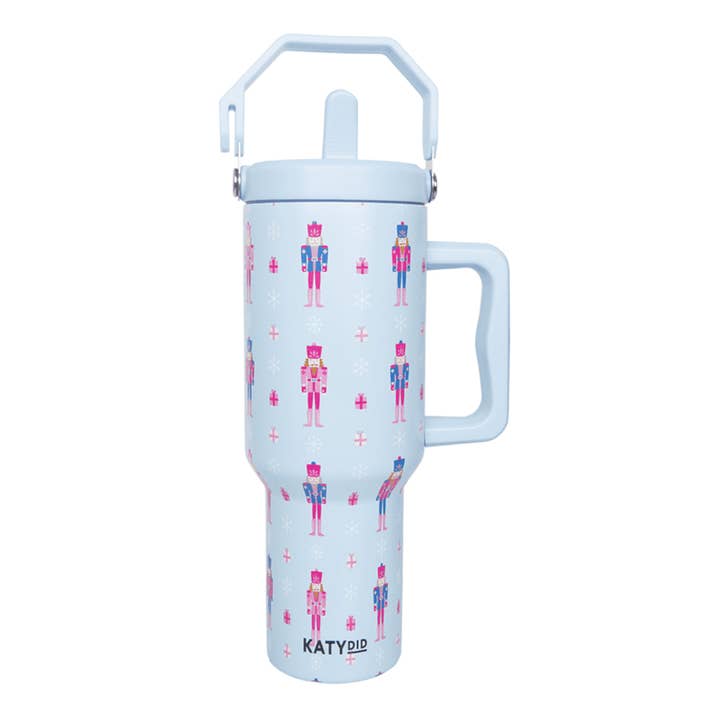 Nutcracker Light Blue Christmas Wholesale Tumbler Cup for wholesale on Faire4