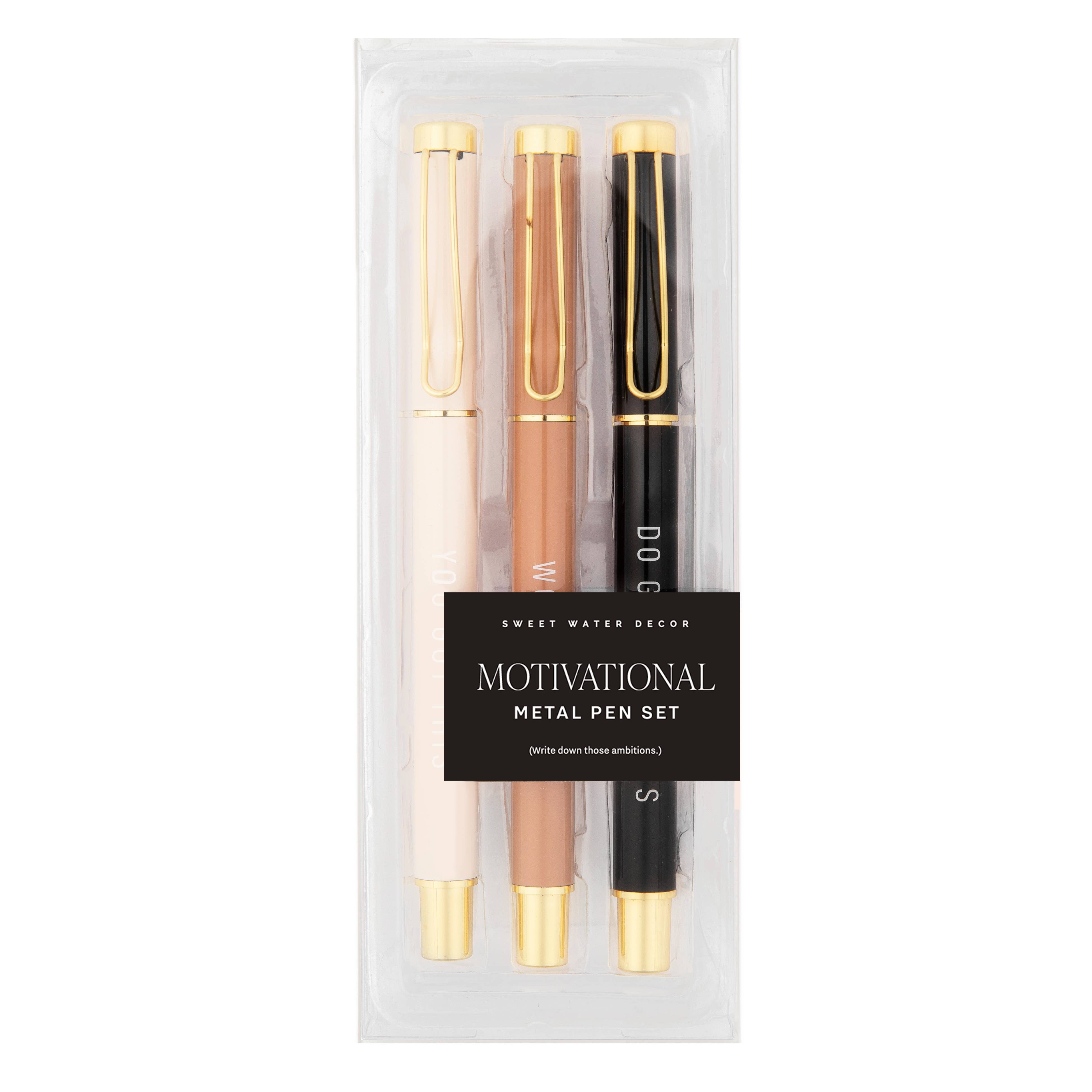 Sweet Water Decor – wholesale Pen – Motivational Metal Pen Set - Home Decor & Gifts2