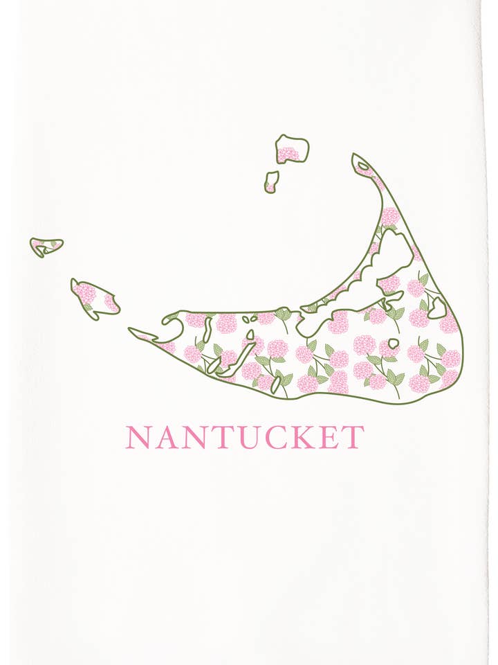 Custom Island, Organic Cotton Tea Towel for wholesale by Coast & Cotton