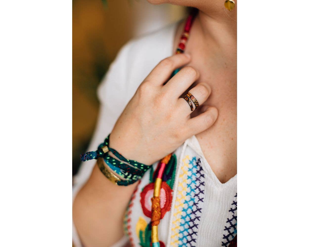 Ten Thousand Villages - Wholesale Band/Stacked Ring - Geometric Spiral Ring1