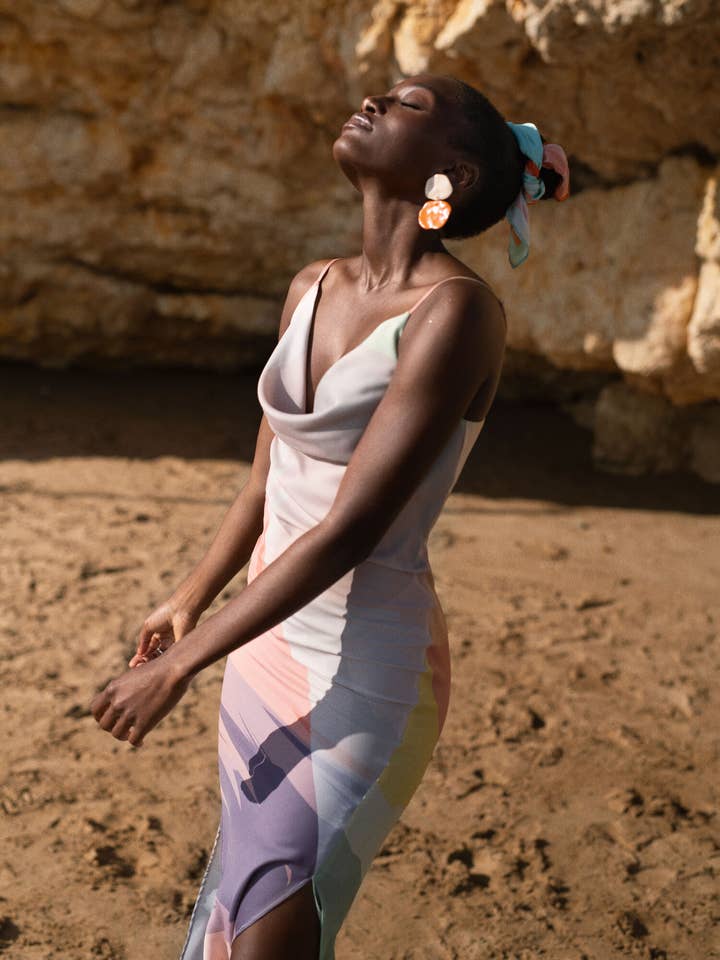 Eden Viscose jurk voor wholesale door Gina Cusachs