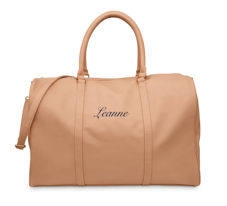 Weddingstar Inc. - Wholesale Duffel- en weekendtas - Dames - Weekenderreistas van imitatieleer voor dames - lichtbruin7