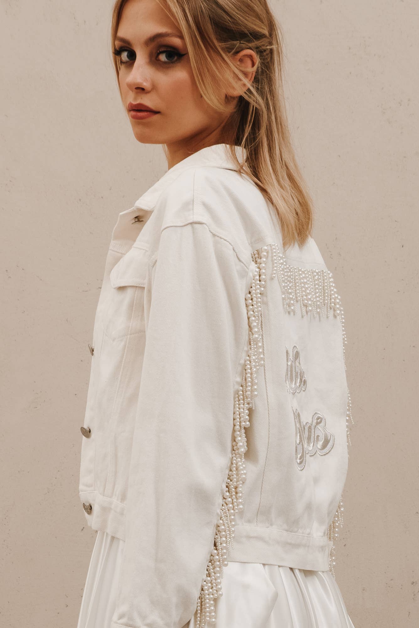 Heirloom Bridal Company – wholesale Jacket – Women's – Pearl Fringe Jacket1