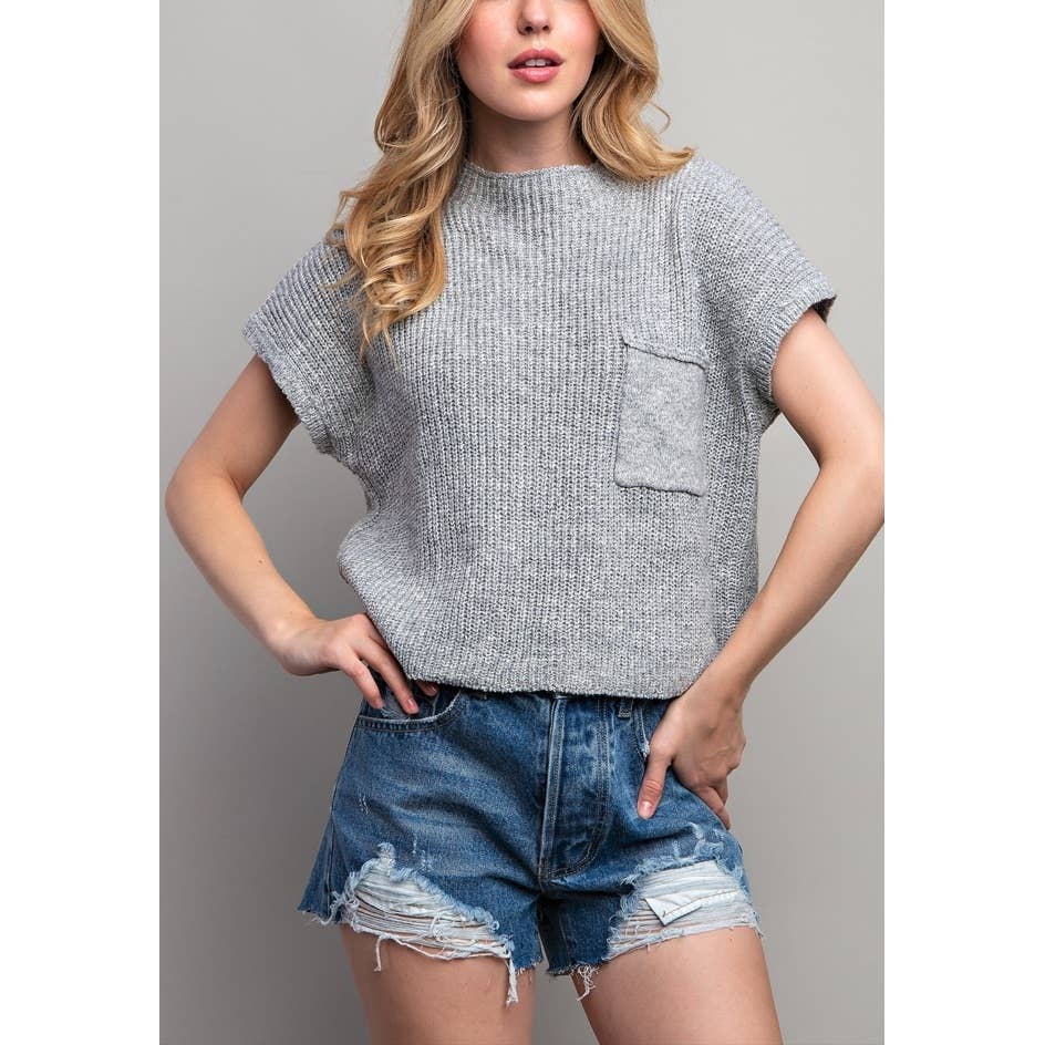 Coloring You - Wholesale Knit Sweater - Women's - FSG-TP8847-8 DROP SHOULDER RIB-KNIT SWEATER TOP19
