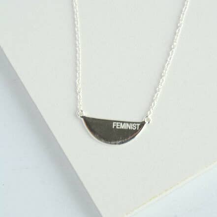 Fair Anita - Venta al por mayor Collares con colgantes/abalorios - Collar Feria Feminista - Plata de Ley