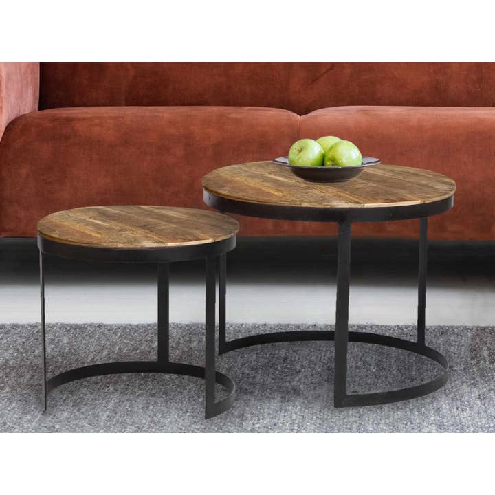 Voglrieder - Wholesale Coffee Table - Coffee table set of 2 side tables living room table round Aust37