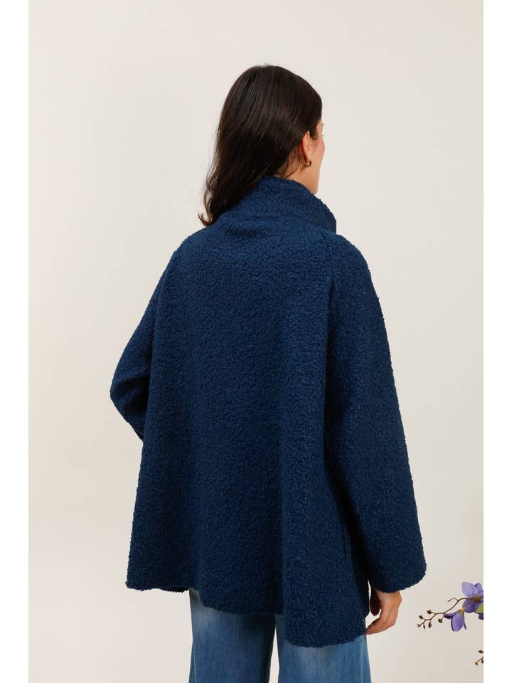 la maison des fibres naturelles – Engroshandel College-/baseballjakke – Kvinder – Kimono-stil jakke 09517 90% polyester 10% uld14