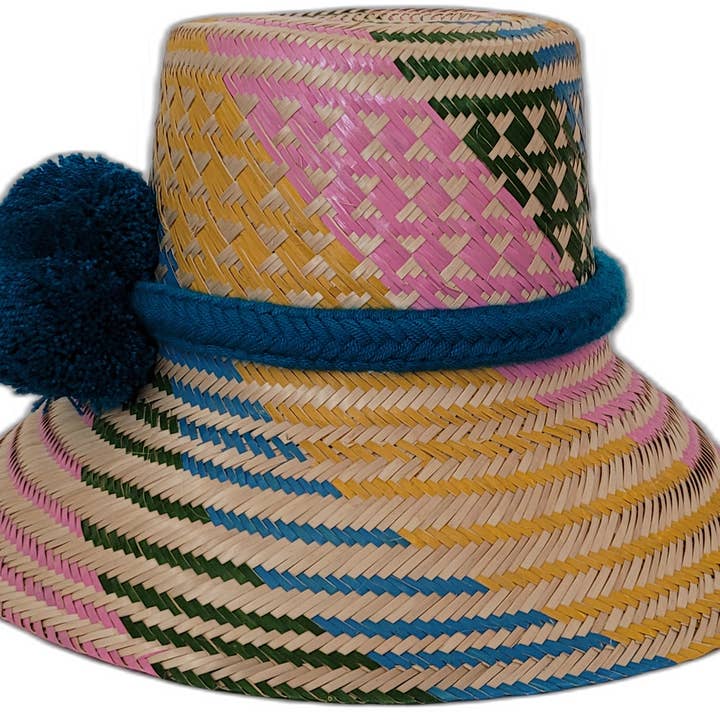 Wuitusu - Vendita all'ingrosso Cappello di paglia - Donna - Cappello Wayuu Fatto a Mano da Gemma1