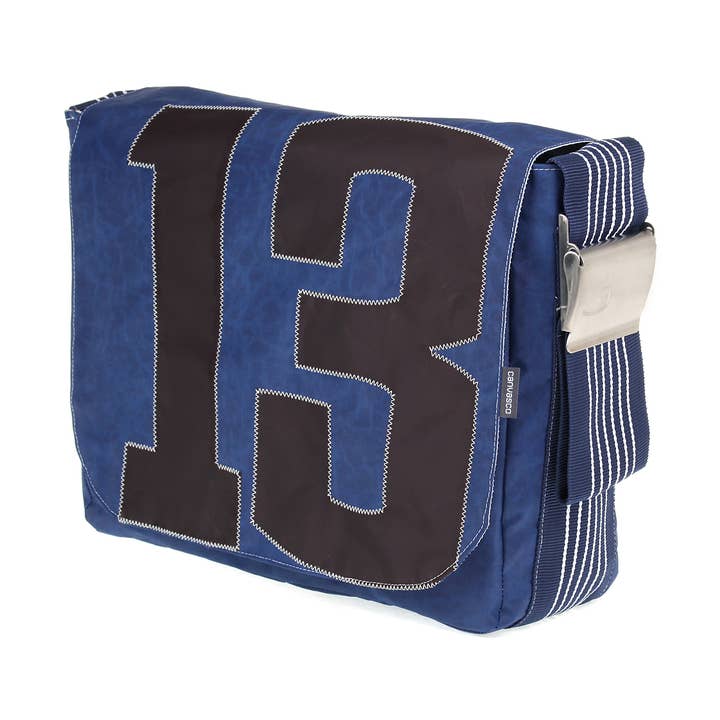 SAC S, Collection Canvas, bleu, marine pour la vente par Canvasco GmbH