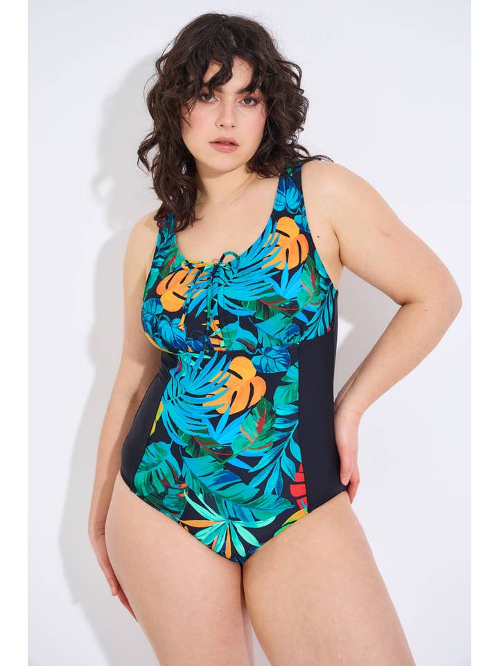 SUNTEX - Wholesale One Piece Swimsuit - Women's - Exotic-style swimsuit with U-neck at the back13
