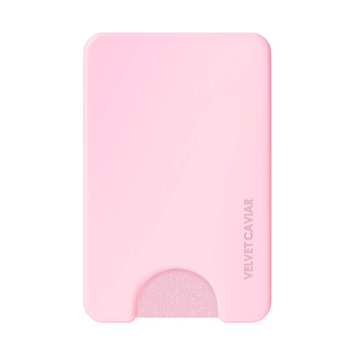 Magnetic Phone Wallet- Strawberry Milk for wholesale by VELVET CAVIAR