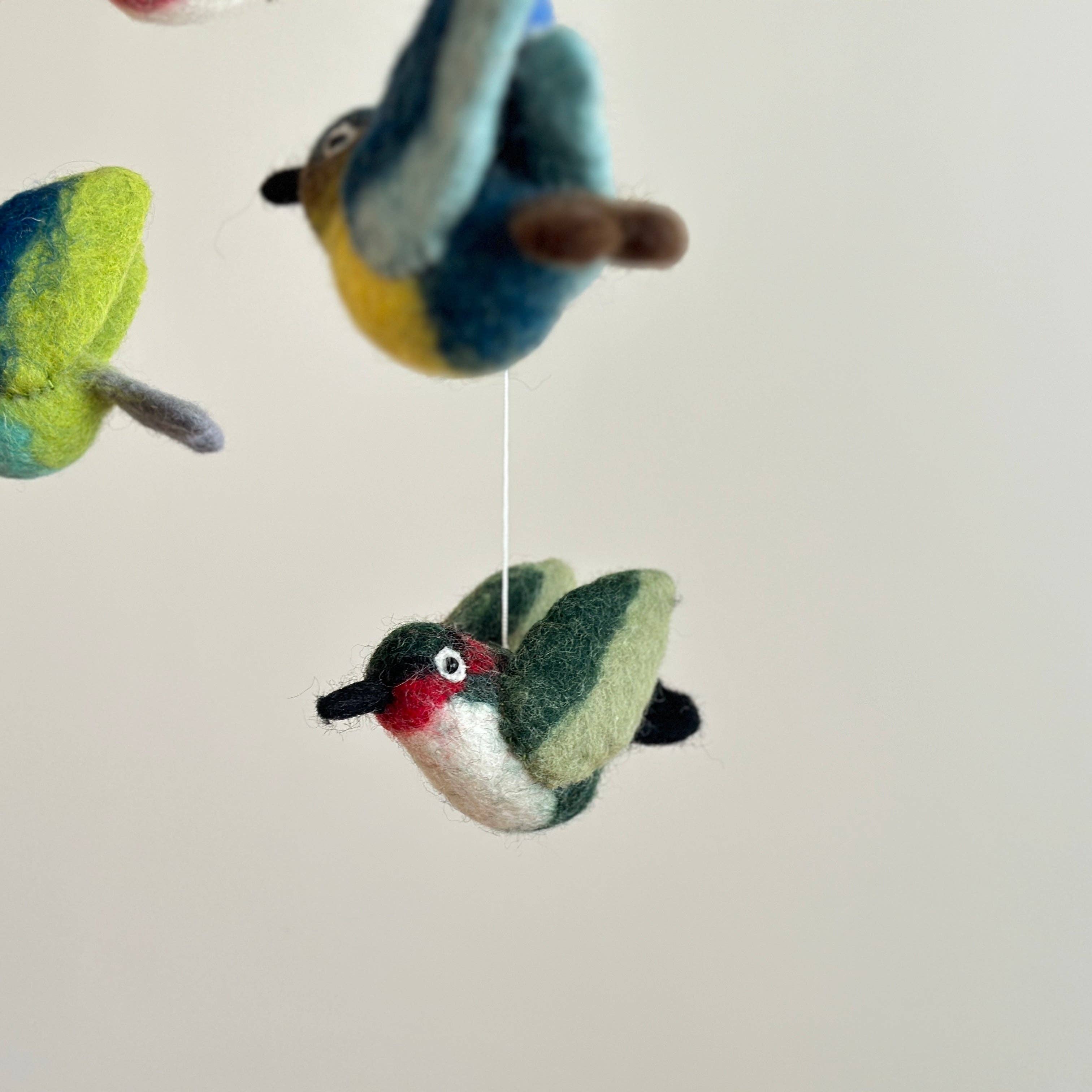 Ganapati & Co. - Wholesale Baby Mobile - Felt Baby Mobile - Humming Bird2